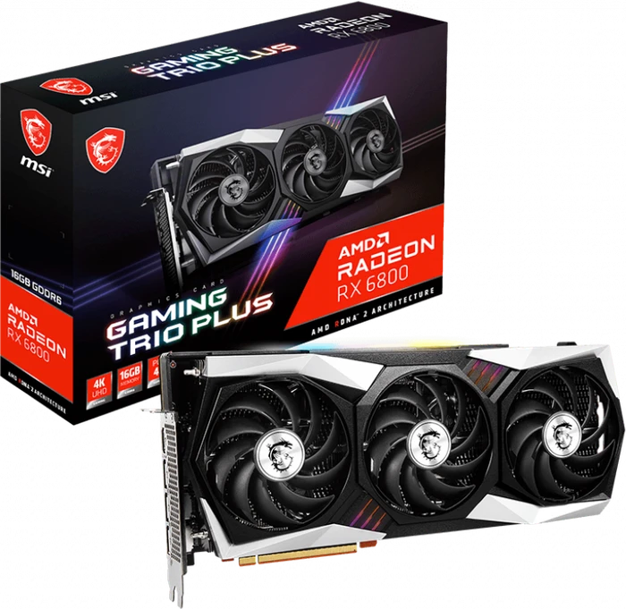 MSI Radeon RX 6800 Gaming Trio Plus 16G, 16GB GDDR6, HDMI, 3x DP