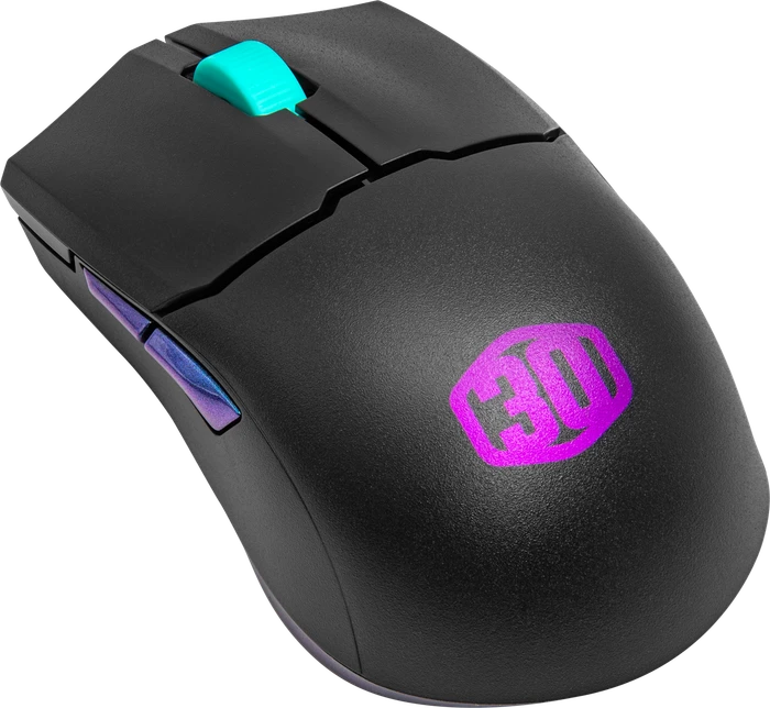 Cooler Master MasterMouse MM712 Gaming Maus schwarz, 30th Anniversary Edition, USB/Bluetooth