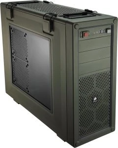 Corsair Vengeance C70 Military Green, Acrylfenster, schallgedämmt