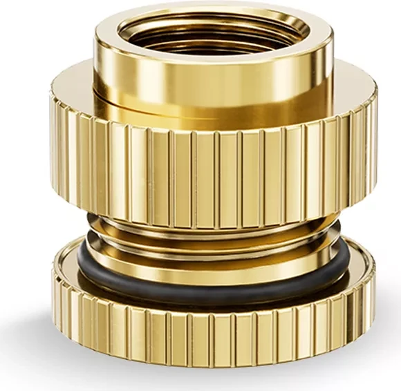 EK Water Blocks Quantum Line EK-Quantum Torque Pass-Through, G1/4", Gold
