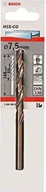 Bosch Professional HSS-Co Spiralbohrer, 7.5x69x109mm, 1 Stück