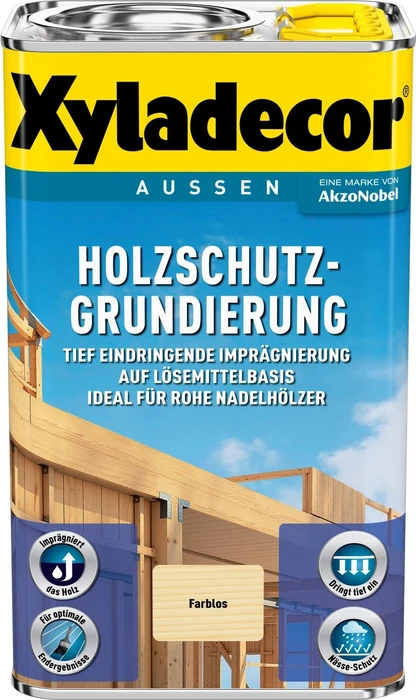 Xyladecor Holzschutz-Grundierung LMH farblos, 2.5l