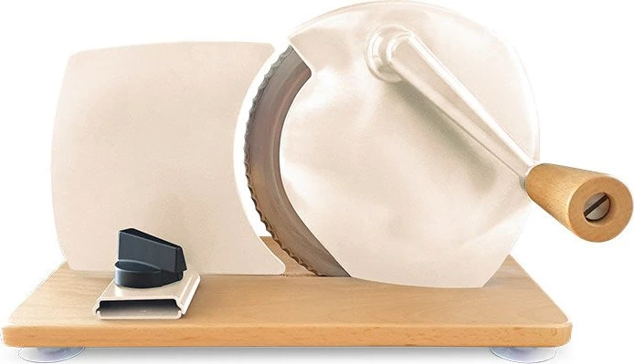 Jupiter Retro Hand-Allesschneider creme/braun