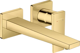 Hansgrohe Metropol Unterputz für Wandmontage Select mit Hebelgriff und Auslauf 22.5cm polished goldoptik