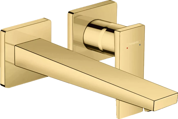 Hansgrohe Metropol Unterputz für Wandmontage Select mit Hebelgriff und Auslauf 22.5cm polished goldoptik