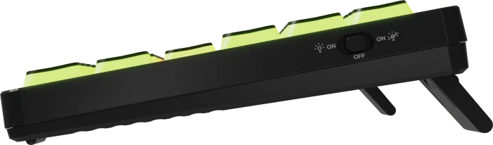 Genesis Thor 430 TKL Wireless, schwarz, LEDs RGB, hot-swap, Silent Low-Profile Linear, USB/Bluetooth, US
