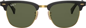 Ray-Ban RB3507 Clubmaster Aluminium 51mm black/polarized green