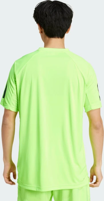 adidas Club Tennis Climacool 3-Streifen Funktionsshirt kurzarm lucid lemon (Herren)
