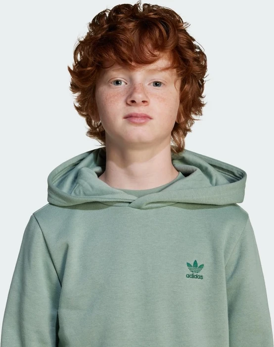 adidas Kids Hoodie silver green (Junior)
