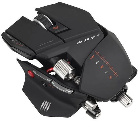 MadCatz Cyborg R.A.T. 9 Gaming Mouse schwarz matt, Bluetooth
