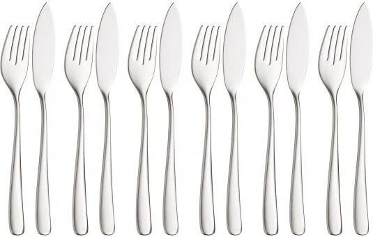 Fischbesteck-Set, 12-tlg.