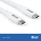 Club 3D USB4 Kabel, 20Gb/s, 240W PD EPR, USB-C Stecker auf USB-C Stecker, 2m, weiß Vorschaubild