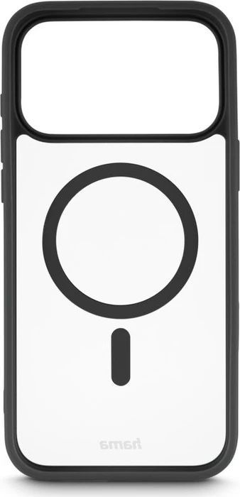 Hama Handyhülle Frame Protect magnetisch für Apple iPhone 17 Pro Max transparent/schwarz