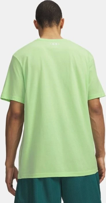 Under Armour Sportstyle Left Chest Funktionsshirt kurzarm lumos lime/white (Herren)