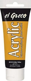 Kreul el Greco Acrylic Ink Acrylfarbe, lichter ocker, 75ml