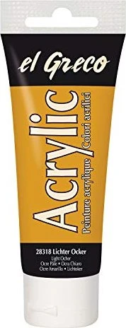 Kreul el Greco Acrylic Ink Acrylfarbe, lichter ocker, 75ml