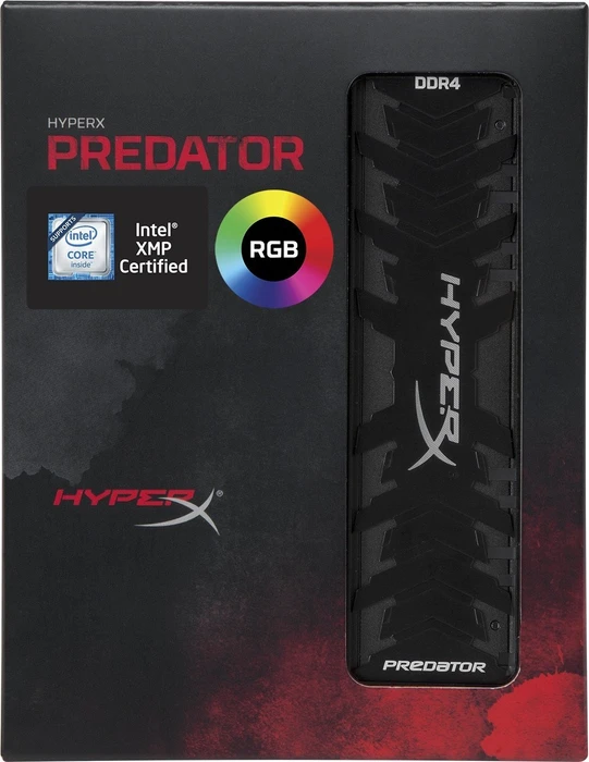Kingston HyperX Predator RGB UDIMM 16GB Kit, DDR4-4000, CL19-21-21, 1RX8