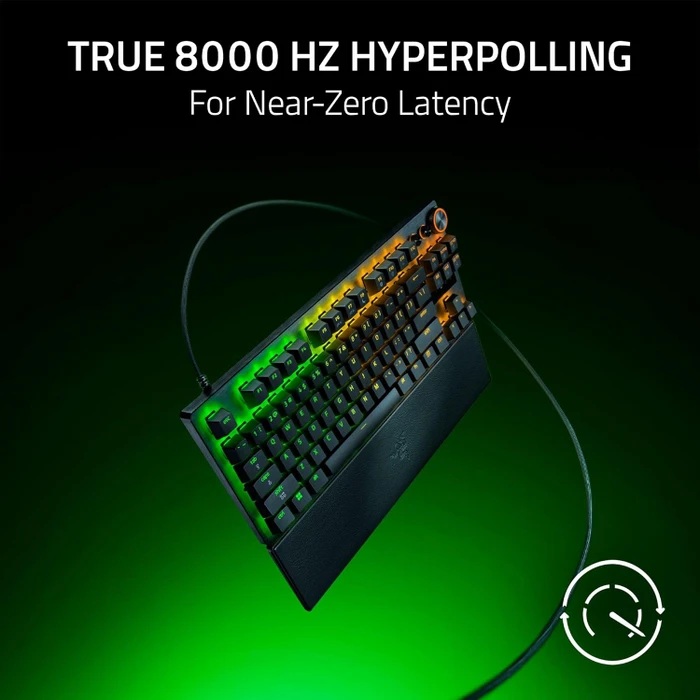 Razer Huntsman V3 Pro Tenkeyless 8KHz, schwarz, LEDs RGB, Razer Analog Optical Switch Gen-2, USB, US