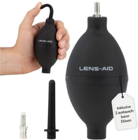 Lens-Aid Großer Power Blasebalg mit zwei Düsen