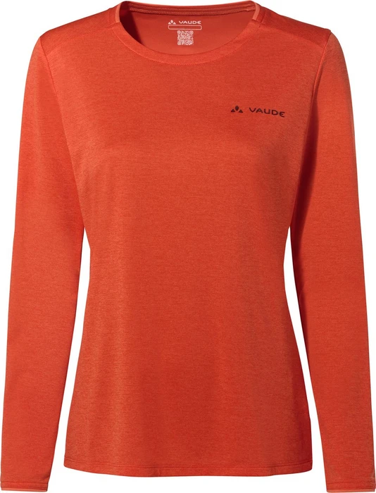 Vaude Essential Funktionsshirt langarm glowing red (Damen)