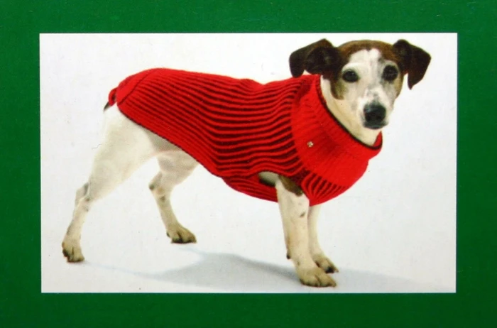 Karlie Hundepullover Lucky schwarz/rot (verschiedene Größen)