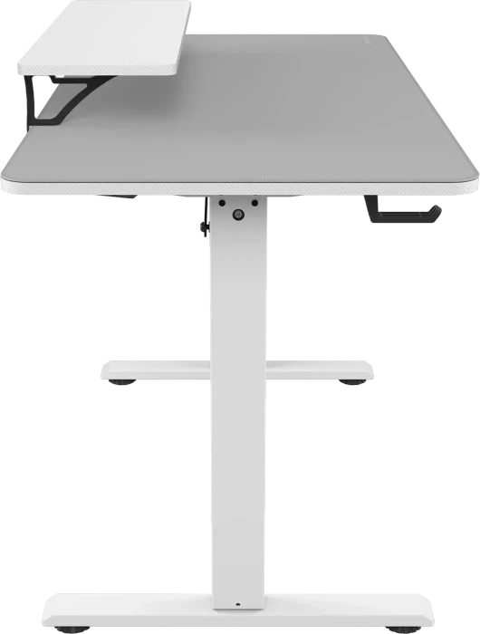 Cougar E-Star 120 Gaming Desk elektrisch höhenverstellbarer Sitz-Steh-Schreibtisch 120x60cm weiß/weiß