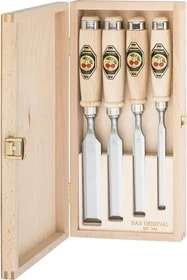 Kirschen 1141 Stechbeitel-Satz inkl. Werkzeugbox, 4-tlg.