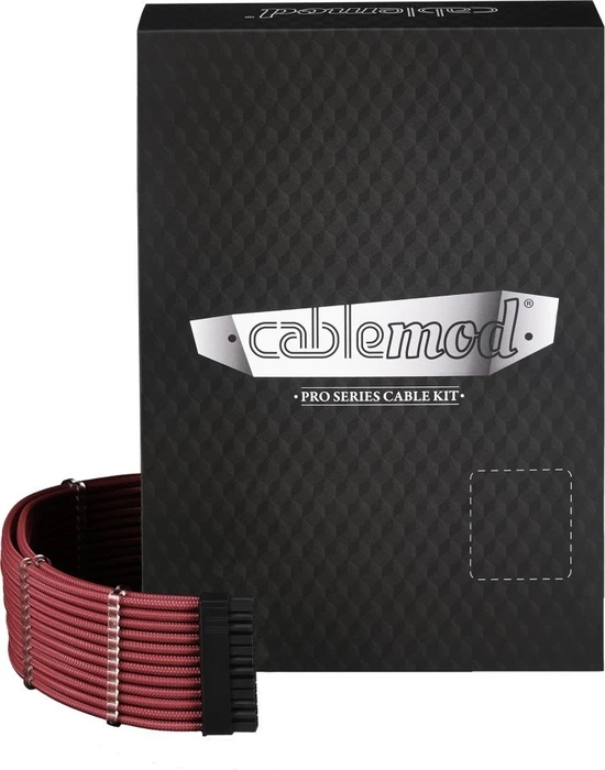 CableMod PRO ModMesh C-Series Cable Kit, AXi, HXi, RM, blutrot