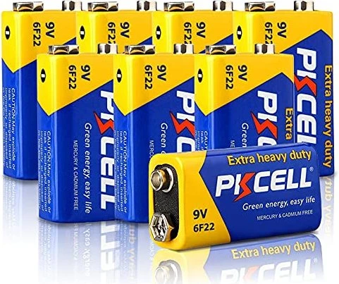 PKCell 9V-Block, 8er-Pack