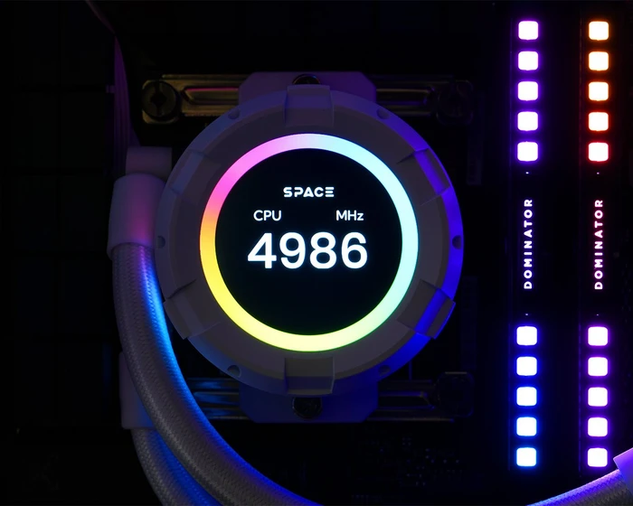 ID-Cooling Space LCD SL360 XE White
