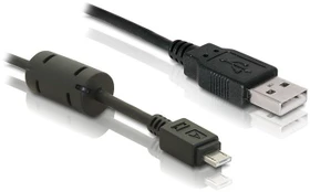 DeLOCK USB-A 2.0 auf USB 2.0 Micro-A Adapterkabel, 1m