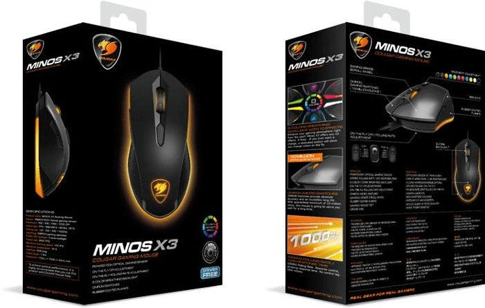 Cougar Minos X3, USB