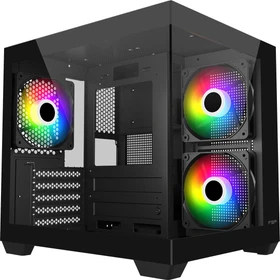 FSP S140-BA Black, Glasfenster (POC0000286)