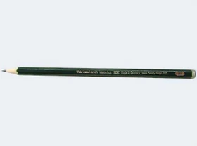 Faber-Castell Castell 9000 Bleistift 2H graphit, grün, 12er-Pack