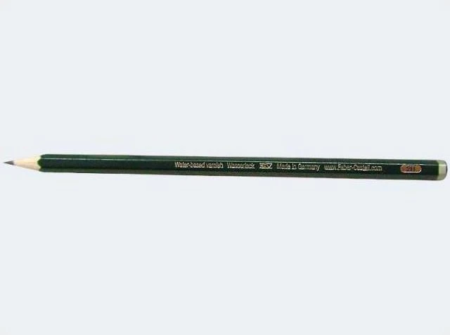 Faber-Castell Castell 9000 Bleistift 2H graphit, grün, 12er-Pack