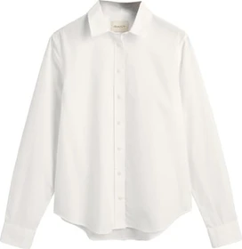 Gant Regular Fit Classic Popeline Hemd langarm weiß (Damen)