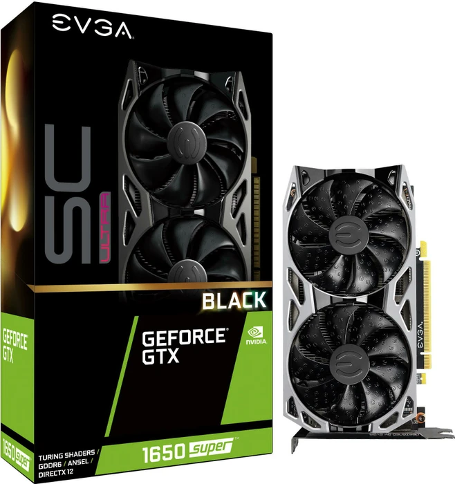 EVGA GeForce GTX 1650 SUPER SC Ultra Black, 4GB GDDR6, DVI, HDMI, DP