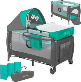 Lionelo Sven Plus 2in1 Reisebett turquoise