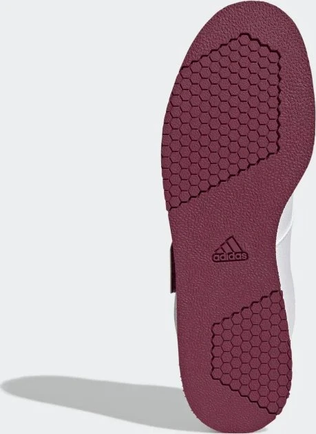 adidas Powerlift 4 cloud white/silver metallic/legacy burgundy (Herren)