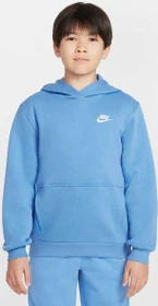 Nike Sportswear Club Fleece Hoodie blue beyond/white (Junior)
