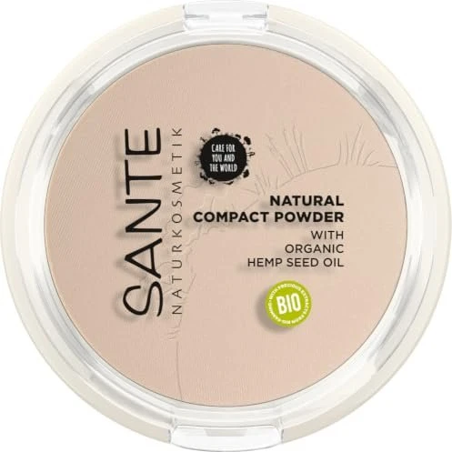 Sante Natural Compact Powder 01 cool ivory, 9g