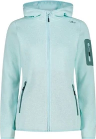 CMP Knit Tech Fleece Hoody Jacke opale/bianco (Damen)