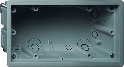 Gira E2 Gerätedose für den flachen Einbau 2fach