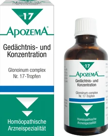 Apozema Gedächtnis- und Konzentrations-Tropfen Nr. 17, 50ml
