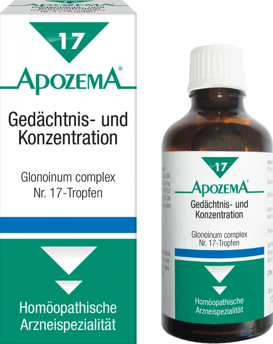 Apozema Gedächtnis- und Konzentrations-Tropfen Nr. 17, 50ml
