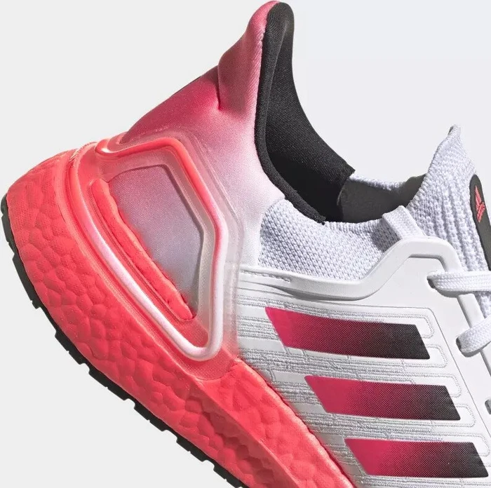 adidas Ultraboost 20 cloud white/core black/signal pink (Herren)