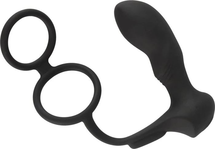 You2Toys Black Velvets Double Ring Prostata Analvibrator