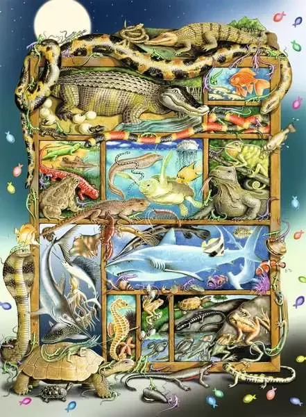 Ravensburger Puzzle Reptilien im Regal