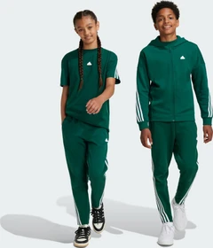 adidas Future Icons 3-Streifen Ankle-Length Trainingshose lang collegiate green/white (Junior)