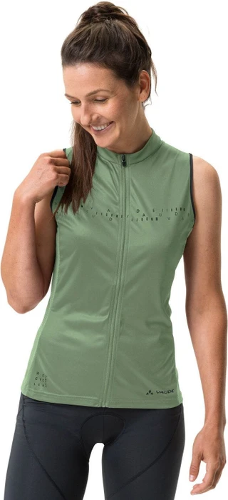 Vaude Posta FZ Trikot ärmellos willow green (Damen)